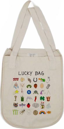 Unfortunate Portrait Up Tote Bag In Lucky