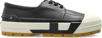 Diesel S-D-Verse Schoenen - Heren - Sneakers - Zwart - 42 EU - Leer - Schoenen