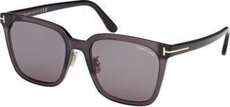 Tom Ford Blue Square Unisex Sunglasses FT1132-K 05V 56