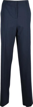 Marella Straight Leg Trousers with Zip Closure and Tailored Design
