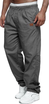 Generic Cargo Trousers for Mens UK with Multi-Pockets Summer Outdoor Lightweight Work Trousers Classic Vintage Ruffle High Elasticated Waist Trousers for Men 