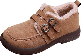Generic Womens High Heels Shoes Outdoor Ski Boots Thickening Hiking Boot Warm Shoes Ski Boots Thickening Hiking Boot Warm Shoe Outdoor Booties Coffee