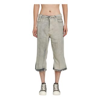 Rick Owens Heren, Jeans, Grijs, Maat: W30 Katoen