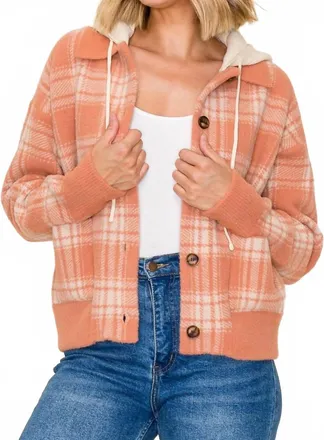 Staccato Its Peachy Jacket In Salmon