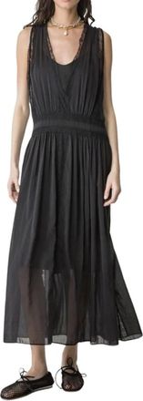 Forte_Forte Dames, Jurken, Zwart, Maat: S Voile