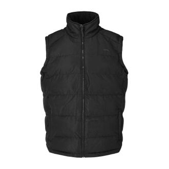 Slazenger Heren Logo Gevoerde Gilet (Zwart)