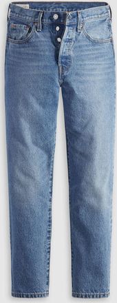Levi's Womens Levis 501 Crop Jeans in Blue Cotton - Size 30W/30L