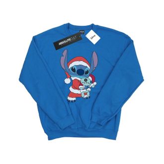 Disney Heren Lilo en Stitch Kerst Sweatshirt (Koningsblauw)