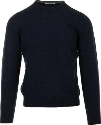 Gran Sasso Stijlvolle Sweaters Collectie - Heren - Ronde hals truien - Blauw - 2XL - Truien & Vesten