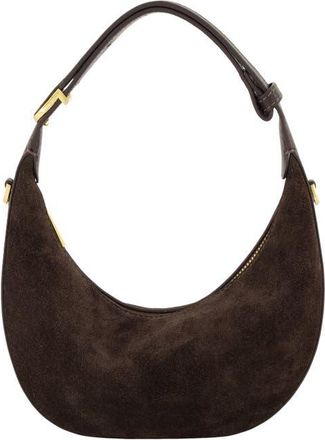 Vince Mini Eris Suede Hobo Bag in Cacao at Nordstrom
