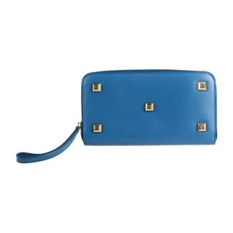 Ferragamo Gancini Leather Long Wallet (Bi-Fold) (Pre-Owned)