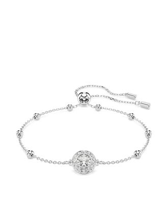 Swarovski Una Angelic crystal embellished chain bracelet - women - Crystal/Rhodium Plated Metal - One Size - Silver