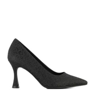 Graceland pumps met panterprint zwart
