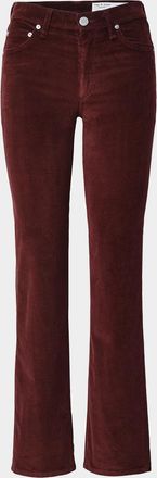 Rag & Bone Corduroy Harlow Mid-Rise Slim-Straight Jeans