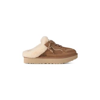 UGG Lowmel Mule - Dames - Schoenen - Bruin - Maat: 38 EU Wol