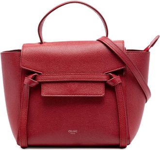 Celine Pre-owned Celine Nano Grained Calfskin Belt Bag Ladies CYSR4PVJRMCVWEI3