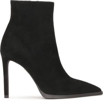 Kazar Zwarte su&egrave;de laarzen met hoge hakken - Dames - Laarzen met Hak - Zwart - 39 EU - Su&egrave;de - Schoenen