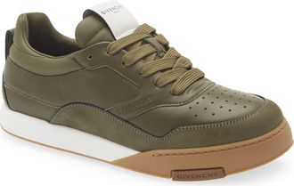 Givenchy Yard Court Sneaker in Khaki/black at Nordstrom, Size 45