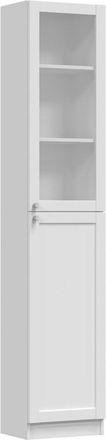 Topeshop Perry - Vitrina 2 Puertas - Estilo Cl&aacute;sico - 6 Estantes - 40x31x200cm - Muebles De Sal&oacute;n