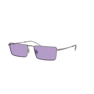 Ray-Ban Authentieke EMY Bril- Premium Kwaliteit - unisex - Zonnebrillen - Grijs - 59 MM - Accessoires