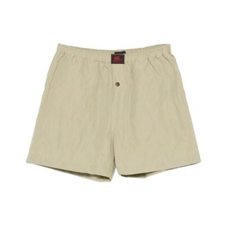 Willy Chavarria Bottoms, male, Beige, Size: L Elasticated-waist Shorts