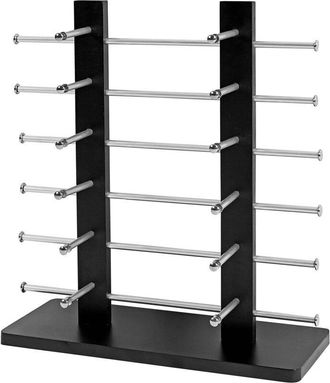 Hhg Non utilizzato] Portaocchiali espositore occhiali moderno elegante Vendee T538 12x scomparti nero