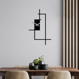 Dmora Cuadro Morofaba, Estructura De Metal, 49x30h Cm Negro