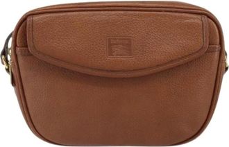 Burberry Pre-owned Leren Crossbodytas - Dames - Vintage Schoudertas - Bruin - ONE Size - Leer - Vintage