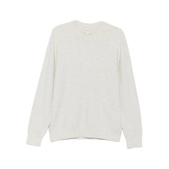 Calvin Klein Round-neck Knitwear, male, Gray, Size: XL Waffle Knit Crewneck Sweater