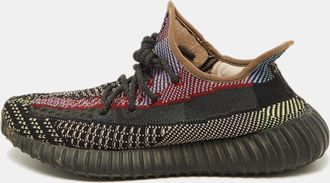 Yeezy by Kanye West Yeezy X Adidas Multicolor Knit Fabric Boost 350 V2 Yecheil Non-Reflective Sneakers