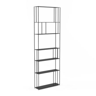 AM.PM Boekenrek in staal H240 cm, Parallel XL slim