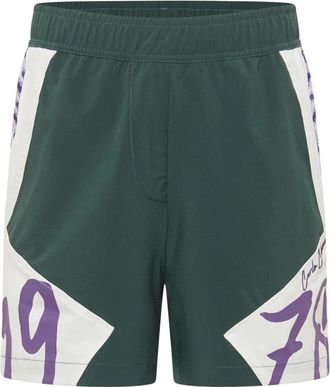 Carlo Colucci Match Point Shorts - Heren - Korte Broeken - Groen - 2XL - Polyester - Korte Broeken