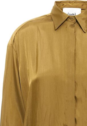 Nude Polyester Womens Blouse