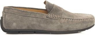 Cerruti Gray Cowhide Mens Mens Loafer