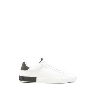 Dolce & Gabbana Schoenen, Heren, Wit, 43 EU, Leer, Portofino Sneakers
