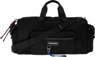 Dsquared2 Hand Bagage Tas - Heren - Weekendtassen - Zwart - ONE Size - Polyester - Tassen