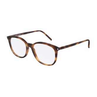 Saint Laurent SL307003 Havana Tortoiseshell Square Eyeglasses - Brown