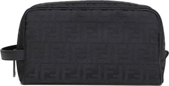 Fendi padded handle wash bag - Black