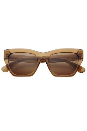 Freyrs Eyewear Gia Cat Eye Sunglasses in Brown at Nordstrom