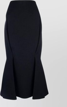 Prada flared high waist skirt with back slit