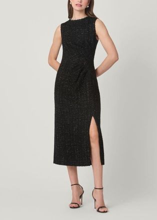 Shoshanna Monet Embellished Tweed Dress in Jet at Nordstrom, Size 10