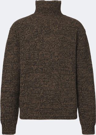 Christophe Lemaire Jersey de cuello alto de alpaca y yak