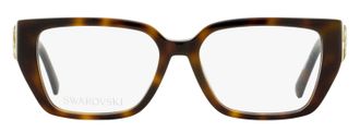 Swarovski SK5446 Lattice Crystal Eyeglasses - Havana
