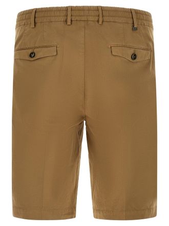 Pantaloni Torino Stretch Cotton Bermuda Shorts - Camel