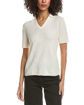 Theory Open Collar Top