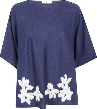 Whyci Jacket Embroidered Poncho