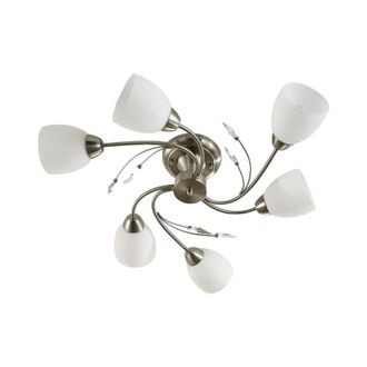 Lindby L&aacute;mpara De Techo tatas En Gris Vidrio - Lindby