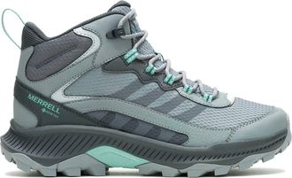 Merrell WomenS Speed Strike 2 Mid Waterproof Hiking Boots In Monumnet