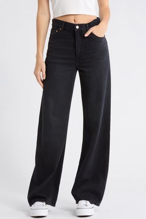 Levi's Ribcage High Waist Wide Leg Jeans in None Your Business at Nordstrom, Size 25 32