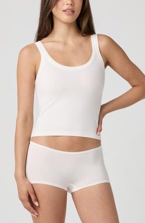 Florence By Mills Stretch Cotton Camisole in Jet Stream at Nordstrom, Size Xx-Small